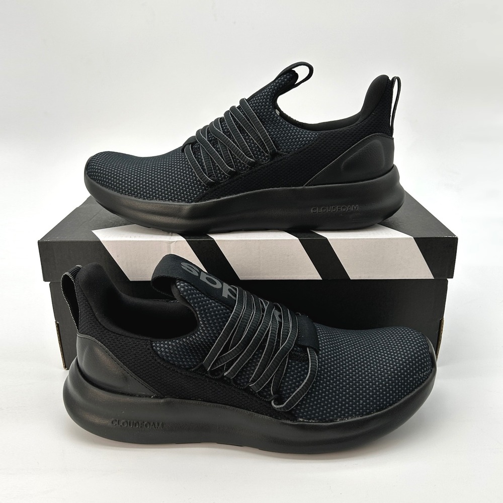adidas Lite Racer Adapt 7.0 Mens Casual Sneakers Size 6.5 Black Gray NEW IE6327